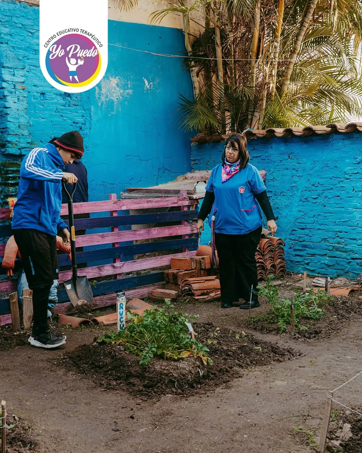 Talleres y huerta en Yo Puedo