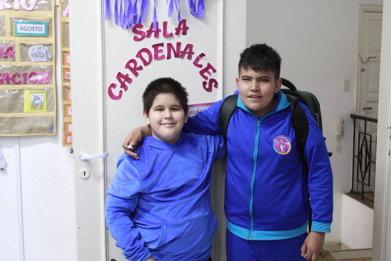 Niños en aula